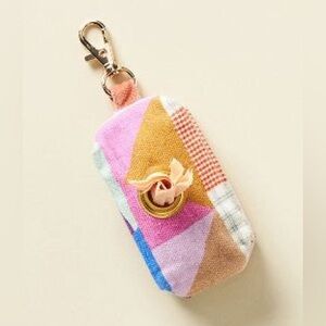 Anthropologie x Wander Dog Abstract Artsy Canvas Cotton Waste Bag Holder